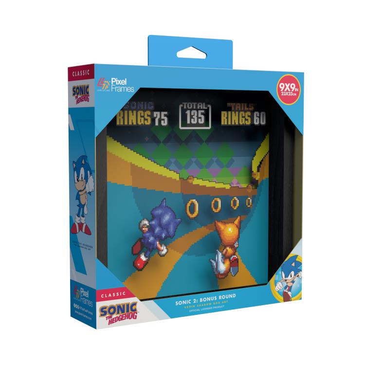 Sonic The Hedgehog 2 Bonus Stage Pixel Frame (9x9) Gallery Image 7