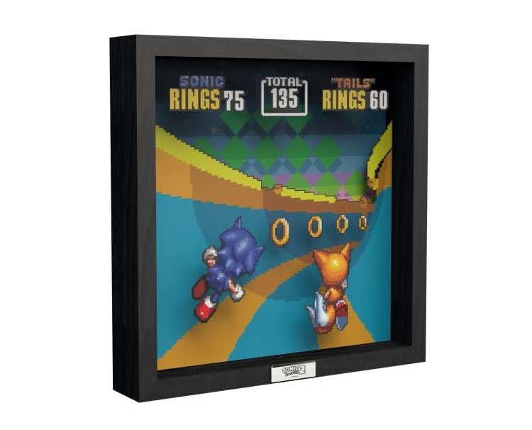 Sonic The Hedgehog 2 Bonus Stage Pixel Frame (9x9) Gallery Image 3