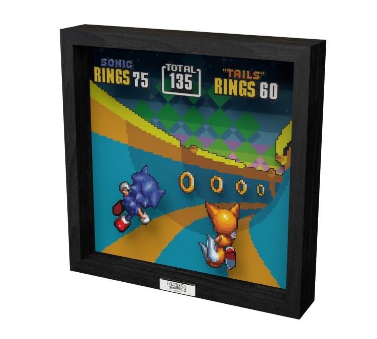 Sonic The Hedgehog 2 Bonus Stage Pixel Frame (9x9) Gallery Image 4