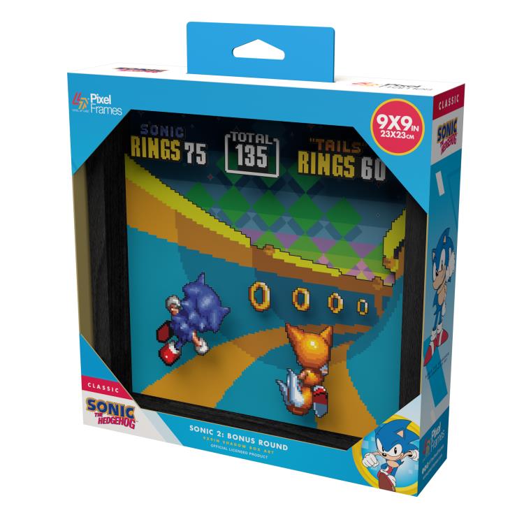 Sonic The Hedgehog 2 Bonus Stage Pixel Frame (9x9) Gallery Image 6
