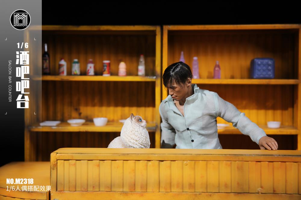 Saloon Bar Counter (Ver. A) 1/6 Scale Diorama Base Gallery Image 9