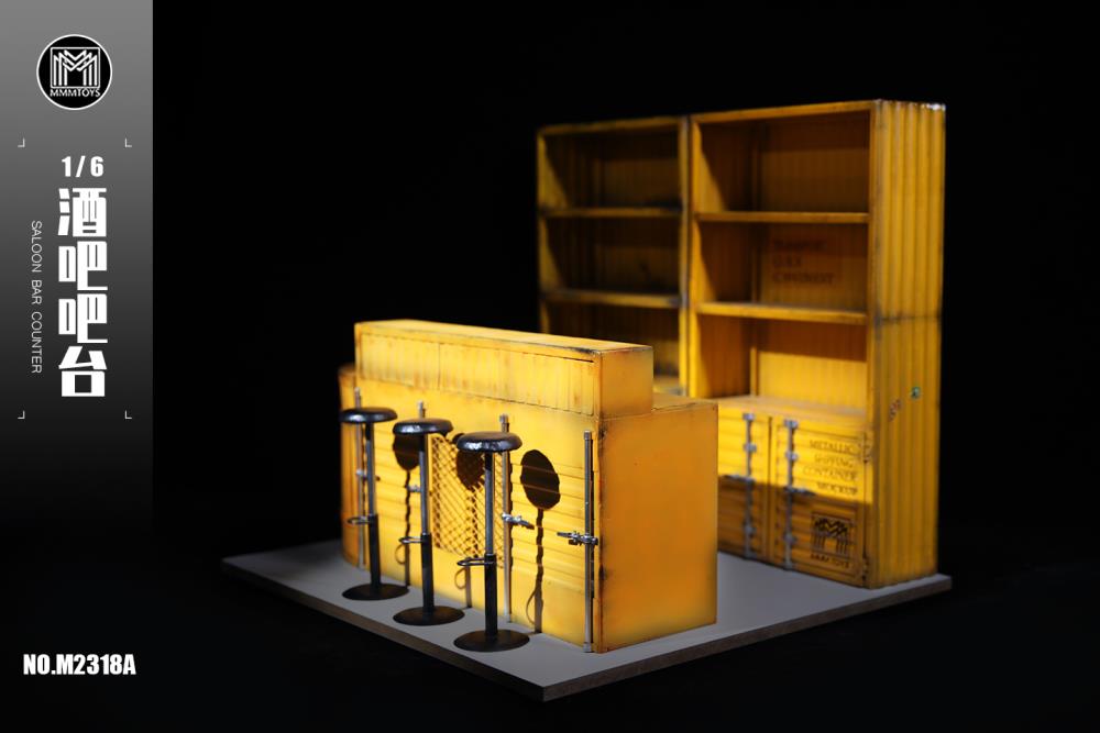 Saloon Bar Counter (Ver. A) 1/6 Scale Diorama Base Gallery Image 3