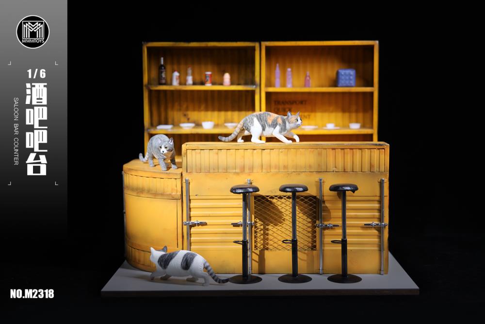 Saloon Bar Counter (Ver. A) 1/6 Scale Diorama Base Gallery Image 8