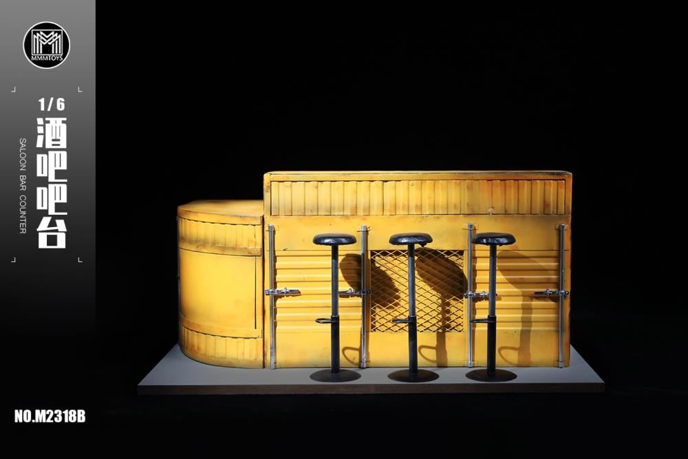 Saloon Bar Counter (Ver. A) 1/6 Scale Diorama Base Gallery Image 5