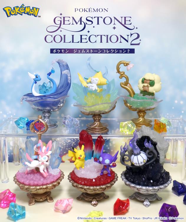 全6種セット 「Pokemon Gemstone Collection 2」 Pokemon Gemstone Collection Vol.2 Boxed Set of 6 Figures