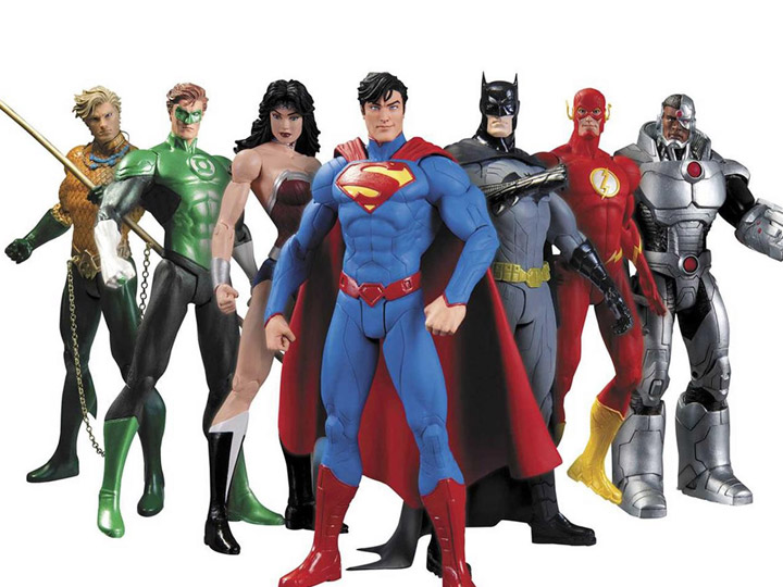 The New 52 Justice League Action Figure 7-Pack Gallery Image 1