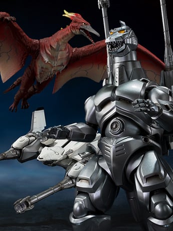 Godzilla vs. Mechagodzilla II S.H.MonsterArts Mechagodzilla, Garuda & Fire Rodan (Makuhari Decisive Battle Ver.) Set Gallery Image 2