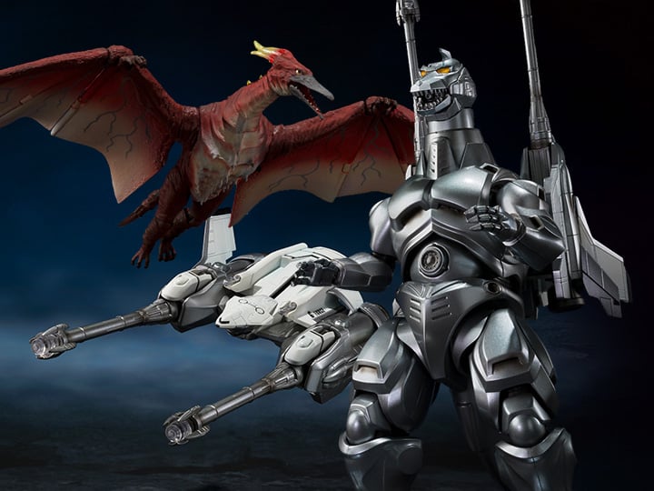 Godzilla vs. Mechagodzilla II S.H.MonsterArts Mechagodzilla, Garuda & Fire Rodan (Makuhari Decisive Battle Ver.) Set Gallery Image 1