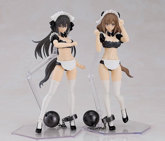 Guilty Princess PLAMAX GP-07 Underwear Body Girl Ran & Jelly (Maid Ver.) Model Kit Gallery Image 3