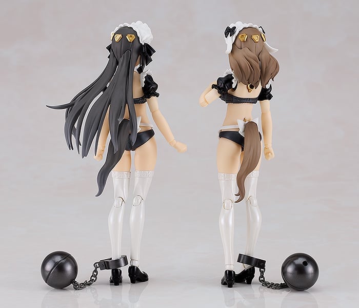 Guilty Princess PLAMAX GP-07 Underwear Body Girl Ran & Jelly (Maid Ver.) Model Kit Gallery Image 4