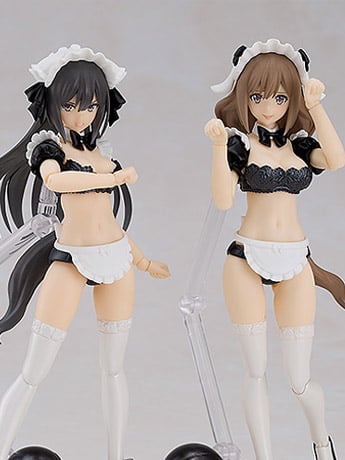 Guilty Princess PLAMAX GP-07 Underwear Body Girl Ran & Jelly (Maid Ver.) Model Kit Gallery Image 2