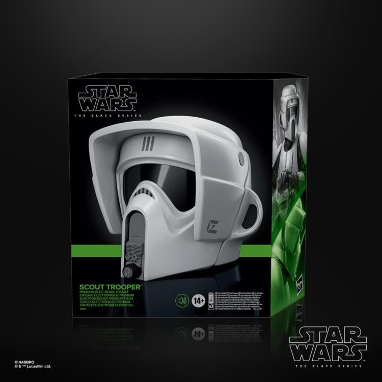 Star Wars: The Black Series Scout Trooper 1:1 Scale Wearable Electronic Helmet Gallery Image 10