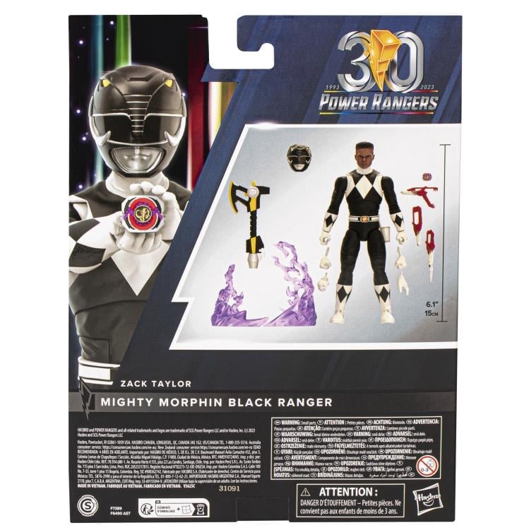 Mighty Morphin Power Rangers Lightning Collection Remastered Black Ranger Gallery Image 17