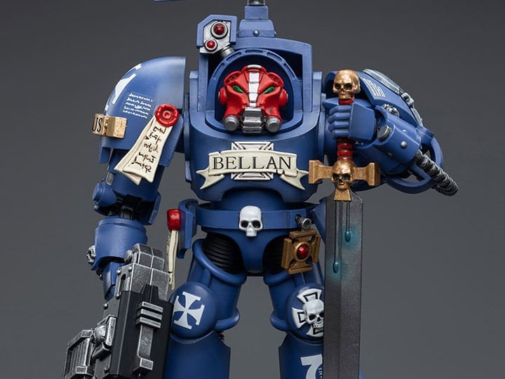 Warhammer 40K Ultramarines Terminators Sergeant Bellan 1/18 Scale Action Figure Gallery Image 1