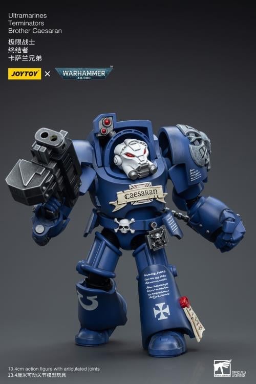 Warhammer 40K Ultramarines Terminators Brother Caesaran 1/18 Scale Action Figure Gallery Image 5