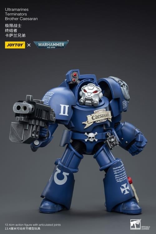 Warhammer 40K Ultramarines Terminators Brother Caesaran 1/18 Scale Action Figure Gallery Image 4