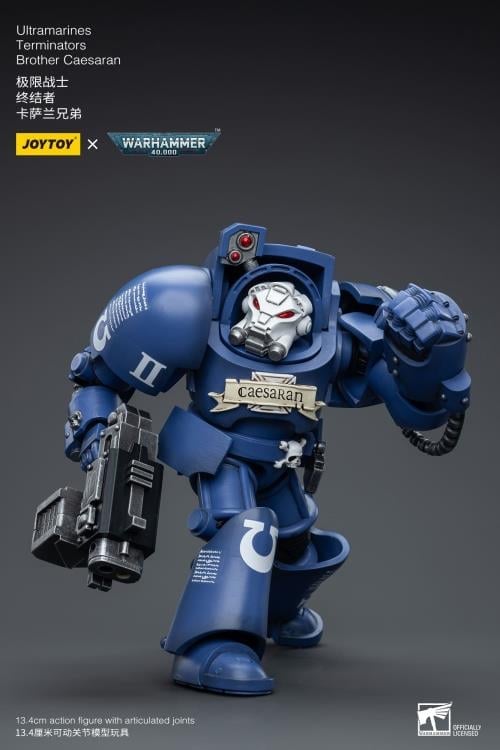 Warhammer 40K Ultramarines Terminators Brother Caesaran 1/18 Scale Action Figure Gallery Image 7