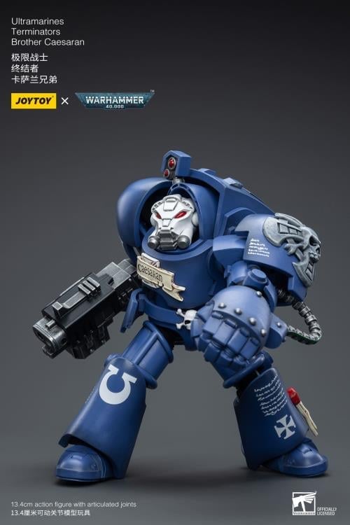 Warhammer 40K Ultramarines Terminators Brother Caesaran 1/18 Scale Action Figure Gallery Image 6