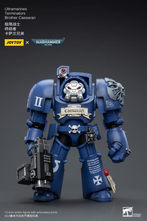Warhammer 40K Ultramarines Terminators Brother Caesaran 1/18 Scale Action Figure Gallery Image 3