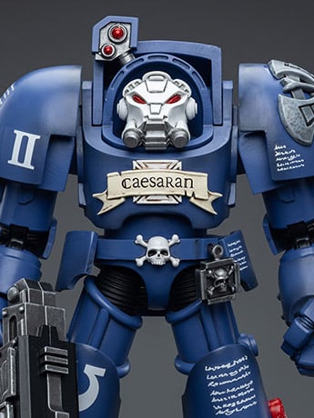 Warhammer 40K Ultramarines Terminators Brother Caesaran 1/18 Scale Action Figure Gallery Image 2