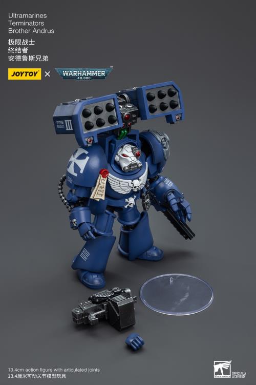Warhammer 40K Ultramarines Terminators Brother Andrus 1/18 Scale Action Figure Gallery Image 10