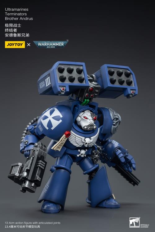 Warhammer 40K Ultramarines Terminators Brother Andrus 1/18 Scale Action Figure Gallery Image 8