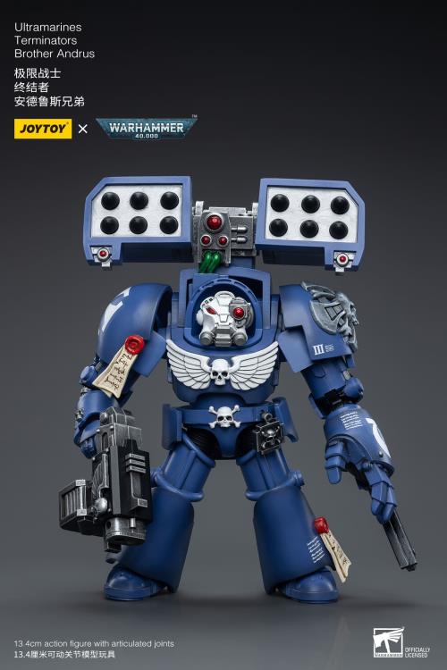 Warhammer 40K Ultramarines Terminators Brother Andrus 1/18 Scale Action Figure Gallery Image 3