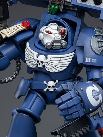 Warhammer 40K Ultramarines Terminators Brother Andrus 1/18 Scale Action Figure Gallery Image 2