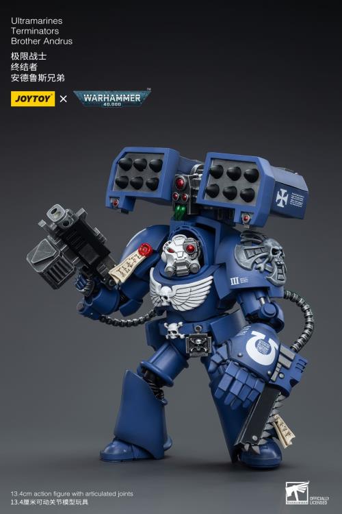 Warhammer 40K Ultramarines Terminators Brother Andrus 1/18 Scale Action Figure Gallery Image 6