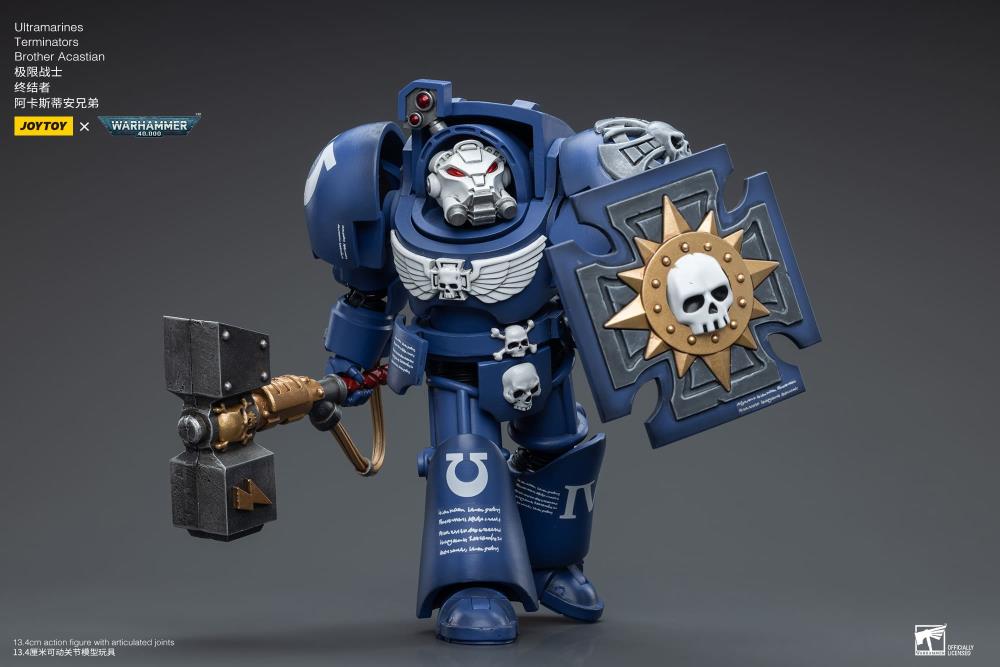 Warhammer 40K Ultramarines Terminators Brother Acastian 1/18 Scale Action Figure Gallery Image 9
