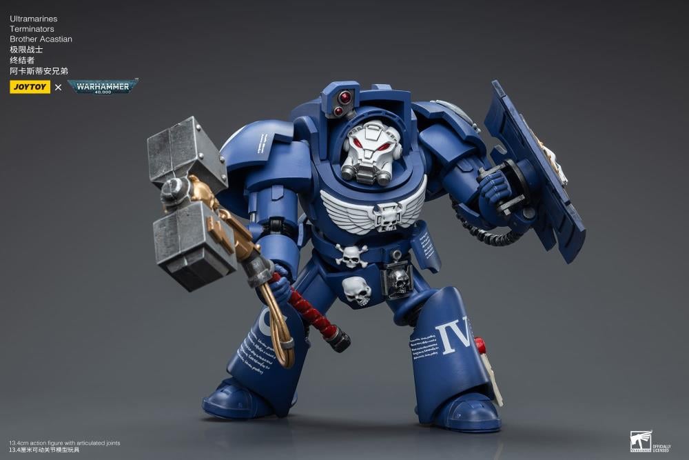 Warhammer 40K Ultramarines Terminators Brother Acastian 1/18 Scale Action Figure Gallery Image 8