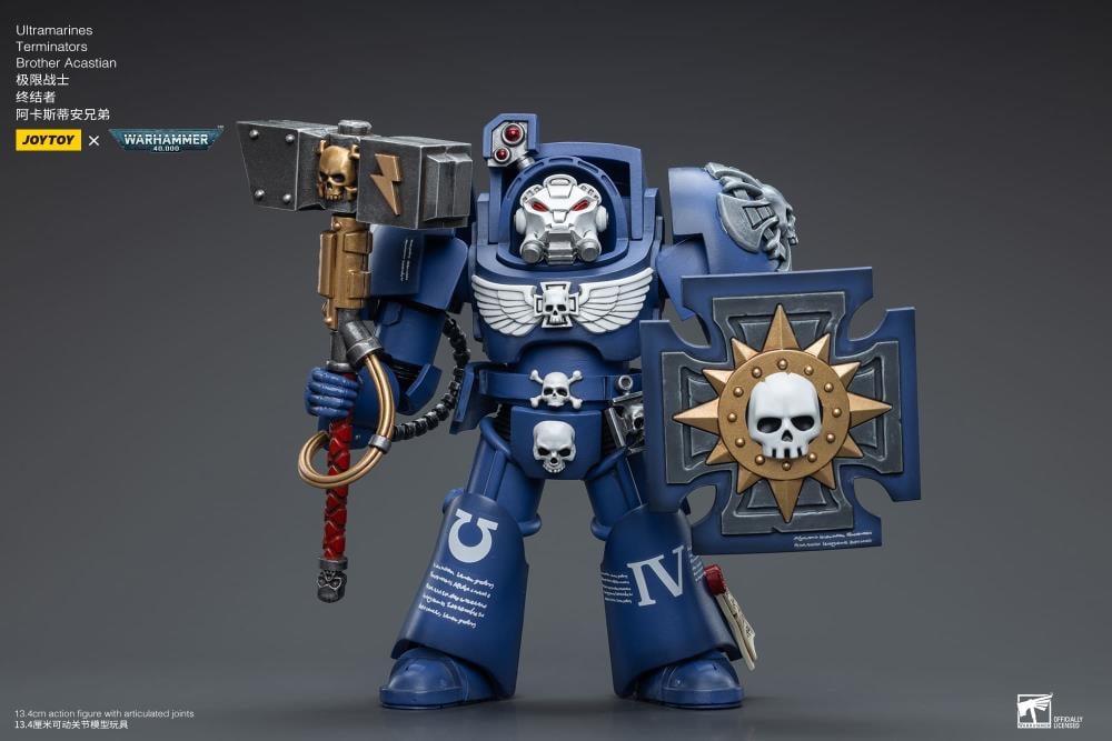 Warhammer 40K Ultramarines Terminators Brother Acastian 1/18 Scale Action Figure Gallery Image 3