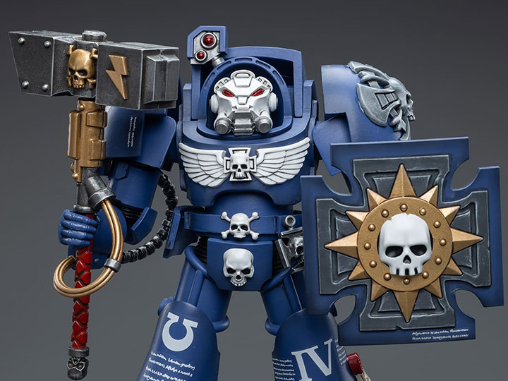 Warhammer 40K Ultramarines Terminators Brother Acastian 1/18 Scale Action Figure Gallery Image 1