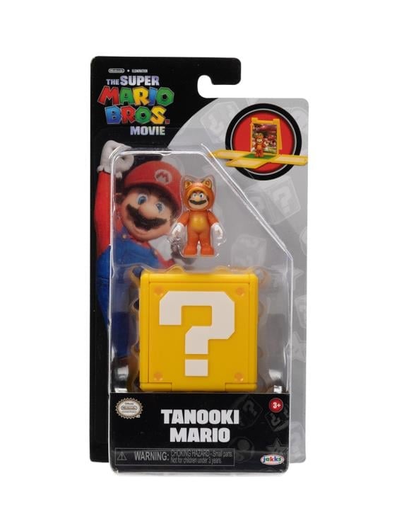 The Super Mario Bros. Movie Tanooki Mario Mini Figure Gallery Image 5