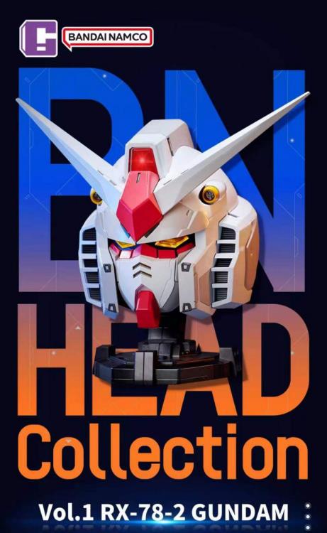 Mobile Suit Gundam BN Head Collection Vol.1 RX-78-2 Gundam Head Sculpt