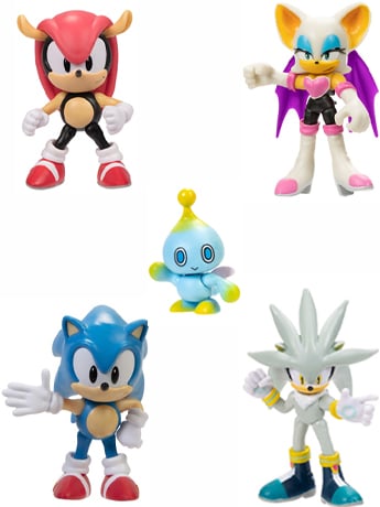 Sonic The Hedgehog 2.5" Figures Wave 13 Set of 5 Figures Gallery Image 2