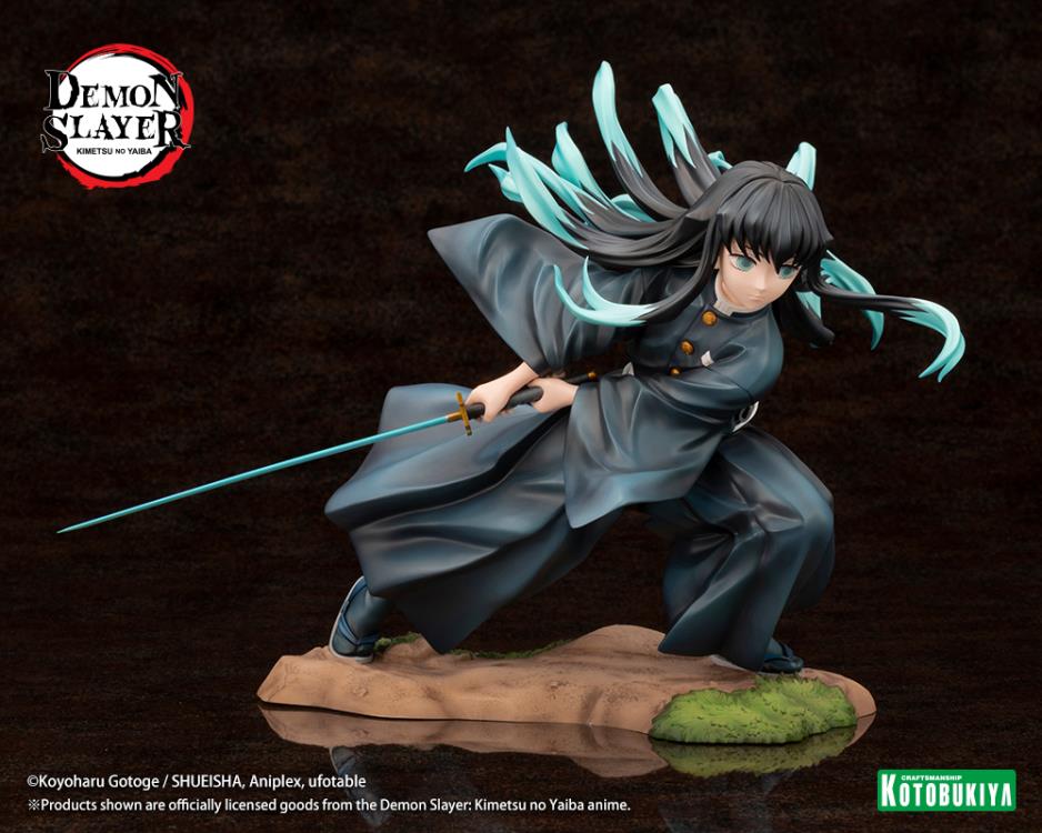 Demon Slayer: Kimetsu no Yaiba ArtFX J Muichiro Tokito 1/8 Scale Figure Gallery Image 9