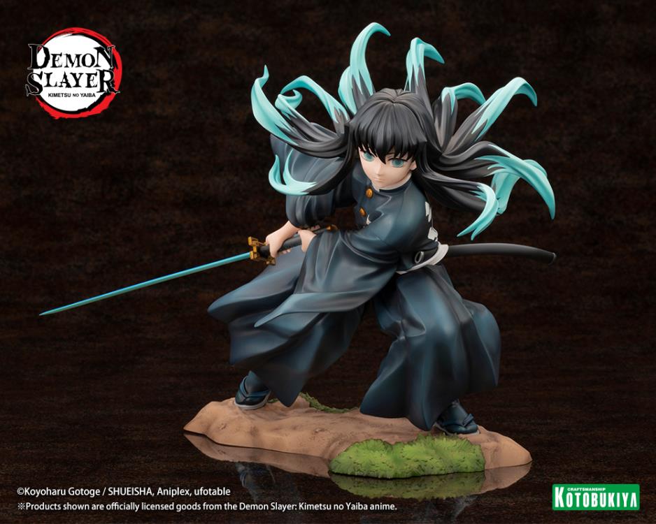 Demon Slayer: Kimetsu no Yaiba ArtFX J Muichiro Tokito 1/8 Scale Figure Gallery Image 3