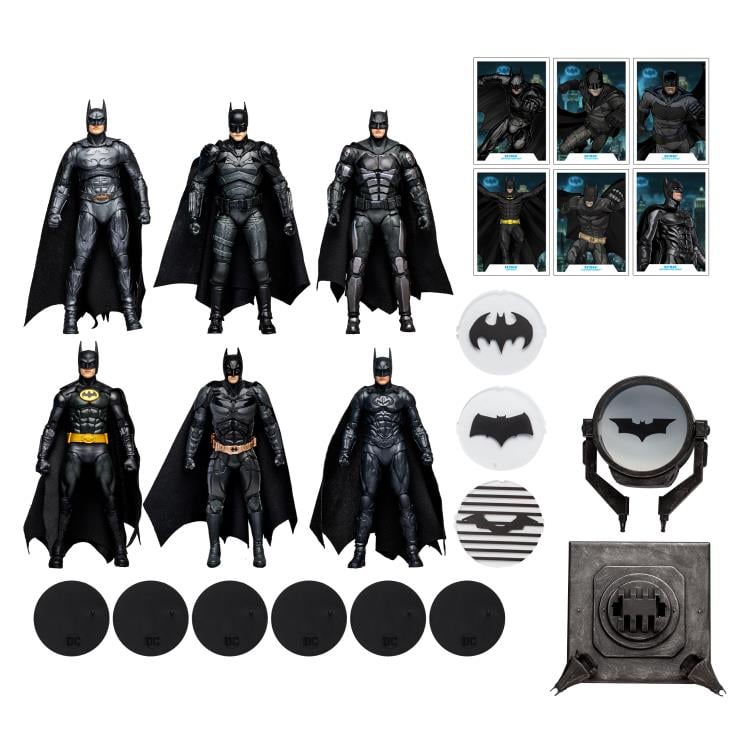 Warner Brothers 100th Anniversary DC Multiverse Batman Ultimate Movie Collection Action Figure Six-Pack Gallery Image 35