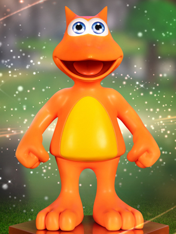Banjo-Kazooie Orange Jinjo Statue Gallery Image 2