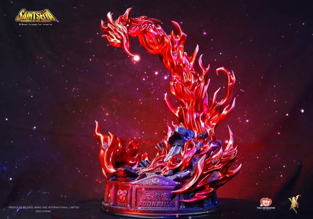 Saint Seiya Twelve Gold Saints Resonance Series Scorpio Milo 1/4 Scale Limited Edition Statue Gallery Image 11