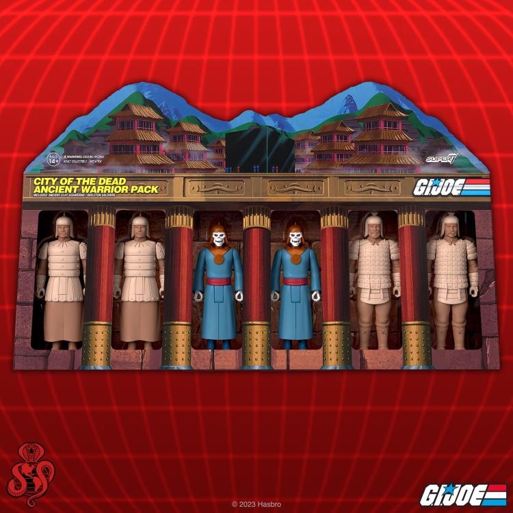 G.I. Joe ReAction City of the Dead Pack SDCC 2023 Exclusive Box Set