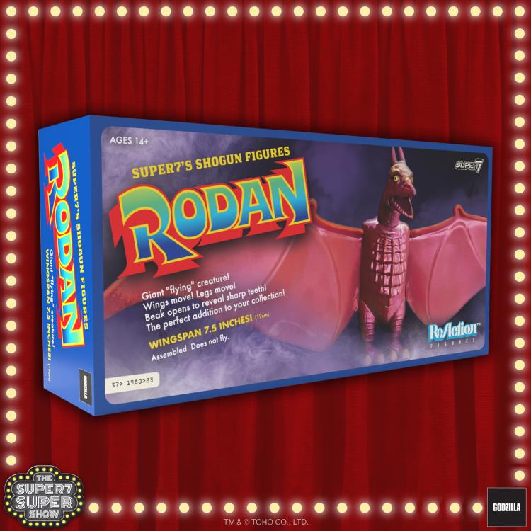 Toho ReAction Shogun Rodan (Dark Red) SDCC 2023 Exclusive Figure Gallery Image 6