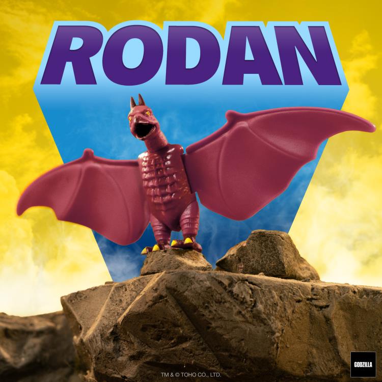 Toho ReAction Shogun Rodan (Dark Red) SDCC 2023 Exclusive Figure Gallery Image 7