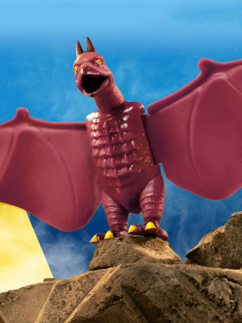 Toho ReAction Shogun Rodan (Dark Red) SDCC 2023 Exclusive Figure Gallery Image 2