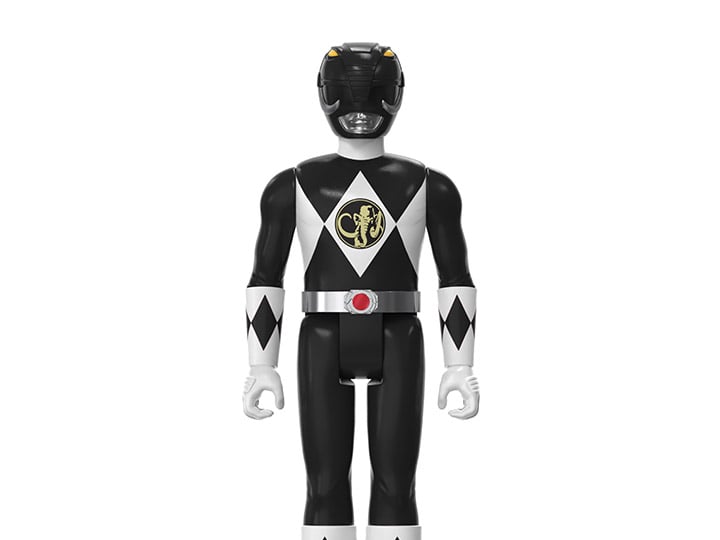 Mighty Morphin' Power Rangers ReAction Black Ranger SDCC 2023 Exclusive Figure Gallery Image 1
