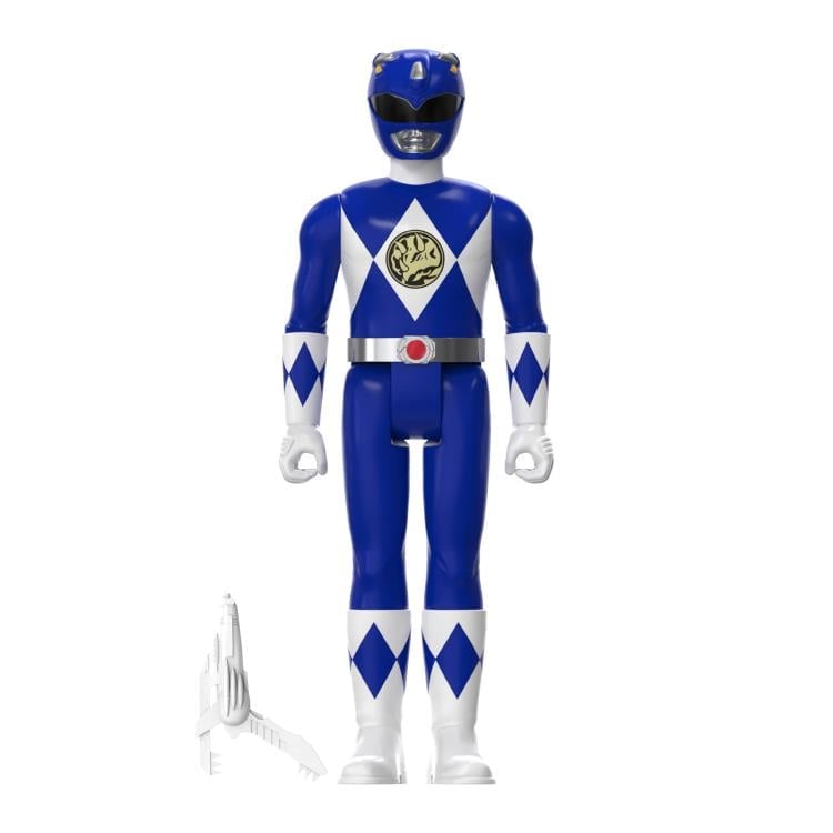 Mighty Morphin' Power Rangers ReAction Blue Ranger SDCC 2023 Exclusive Figure Gallery Image 3