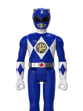 Mighty Morphin' Power Rangers ReAction Blue Ranger SDCC 2023 Exclusive Figure Gallery Image 2