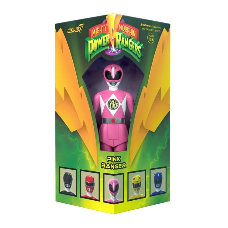 Mighty Morphin' Power Rangers ReAction Pink Ranger SDCC 2023 Exclusive Figure Gallery Image 4
