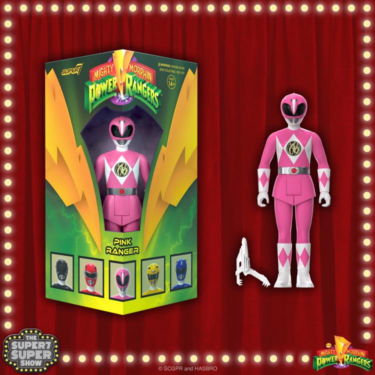 Mighty Morphin' Power Rangers ReAction Pink Ranger SDCC 2023 Exclusive Figure Gallery Image 6